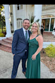 This dress is beautiful. I recieved a lot of compliments on it! The color is gorgeous, the material and quality of the dress is great. I ordered a large and it fit like a glove. Had I weighed more it might not have fit. It was long so it had to be hemmed a little. I also had to alter the straps to come up a little. - Stephanie K.