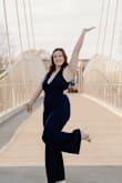 I bought this jumpsuit for my senior pictures/ graduation outfit and it was amazing! Super comfortable fit and wasn't too big or small, highly recommend!! - Kat V.