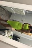 So cute! So flattering! I can't wait to wear it for my bday trip to Tampa!!! I LOVE the color, it's very bright and summer. Kinda like a highlighter yellow but a lime version. SO CUTE! Kinda low to wear a bra with, though it can be done. 10/10 would recommend - Chanel H.