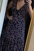 This dress fits perfectly, I love it!! The material is so nice and it fits very well! You will be happy with this purchase! - Amy D.