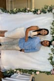 I love the material of this dress and even though it is white, it wasn't see-through. Very cute dress! Might have to order more in other colors. - Astrid B.