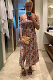 You need this dress and sandals in your closet. I'm usually a small and the small fit perfect - Lauren L.