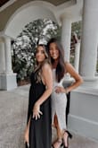 The material is high quality and very comfortable! This is definitely doubling as a formal dress and grad dress. - Amy C.