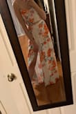 Perfect dress for summer. Skirt is pretty long so for us tall girls is perfect, for reference I'm 5.11 and it hits right at the floor. Top a little bit to see though so will need some covers. - Olga Z.