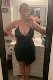 I couldn't resist ordering this dress, even though I had/have nothing to wear it to. It is so cute and so shiny! The bias cut on the front is really cool and does a lot for the personality of the dress. It does feel short for this 30-year-old at this time in my life, definitely not something I can even do a "ladylike kneel" in to bend down for any reason. But that could be my booty/body shape. An extra inch and a half in length would make a big difference. I'll wear it at some point, maybe with tights or on a night I feel like being an exhibitionist. - Kelsey M.