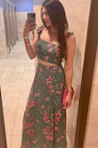 The set fit perfectly but it was way too long on the bottom of the skirt, I had to have it hemmed. It was perfect for Fiesta, my new favorite set for sure! - Allison G.