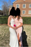 LOVE this dress! The material is thick and not see through. Fits perfectly! - Brooke Y.