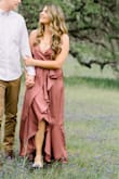 Bought this dress for our wedding engagement photos.. and it was perfect! Got so many compliments on this dress. Fit and Length were spot on. The color was beautiful. I can't wait to wear this dress again. - Daisy G.