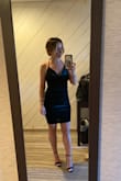 I adore this dress. The straps came twisted. Tried cutting and re sewing them, but they would still twist. I think it is just the type of material. I ended up cutting them from the back completely and tying them as a halter; ended up making the dress even better. No risk of nip slips and makes the neckline slightly tighter. 10/10. Lots of compliments, danced in it all night. - Kelley B.