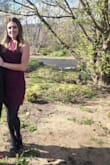 I bought a handful of dresses for a wedding in NC. I was worried the Burgandy would be too dark for a spring wedding but thank god I brought this one. It would up snowing and being in the 30's. I paired it with some black tights and shoes and even though it did not have sleeves, my body stayed warm, and I got a TON of compliments on the dress. Thankfully the sun came out during the outside ceremony, so it worked out great. It fit like a glove, the only issue I had was when it was fully zipped up, it had a small bulge on the back, but it turned out great and fit me so well. So tempted to buy like 3 more colors. - Rachel W.