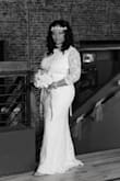 Absolutely loved this dress. I added a belt. Fit perfectly. Very comfortable and elegant. - Kathy J.