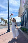 I got it for wedding. Fits perfectly without alteration. Received a lot of compliments. - Ella T.