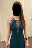 I looooved this dress until I turned around and saw that the back of the dress didn't fit the way it was supposed to. I'm pretty short, so my torso may just not have been long enough to fill out the open back portion of the dress, but the front fit perfectly. - Ashley S.