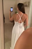 You will need to get it hemmed unless you are VERY tall. It gapped in the back for me. - Lindsay G.