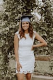 I got this dress for my graduation and graduation pictures with my best friend. It was absolutely perfect! I loved the fact it is fitted and has an open back. I got so many compliments on it! - Chloe D.