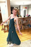 This dress was by far my favorite that I looked at. I wanted a formal, airy dress that was flattering and not too revealing and this was perfect! I felt very comfortable in it. The material was not stiff or itchy. - Adele W.