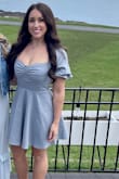 I got so many compliments. I felt super adorable, feminine, and sexy. I ordered a medium at first but it was too big around the waist and arms -/ it was falling down and looked just ok. I ordered a small and it fit way better. I got so many compliments. - Samantha R.