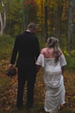This was the most perfect dress for my wedding. I had another dress, that unfortunately did not work out, and a month before my wedding, I was scrambling to find a new dress. I luckily came across this and decided to take a chance, since the price was so reasonable. I'm so glad I did. The moment it arrived, and I tried it on, I knew it was the one. It was super comfortable, and I got SO many compliments. It's just as pretty in person as it looks in photos. If you're hesitant about buying this, don't be. It's an amazing dress. The only thing I had to have done to it, was had it hemmed since I'm short and it was a bit too long. Otherwise, it fits most perfectly. - Megan M.