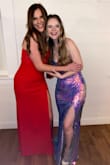 I wore this to my sorority's formal, and it was beautiful and got so many compliments!!!! I will say I technically should've gotten a small but they were out of that size so I got a medium. It still fit but just a looser fit than I wanted but it was still so beautiful!!!!!!!!!! It was super long for me though, even with heels on, just FYI. I would definitely wear it again!!! I think in the future I will buy a size small just to try but I really wanted it and it still delivered even if it was a little loose!! The top looks super low on the model but even being loose it didn't sit that low on my chest which I was grateful for bc I could jump and dance comfortably! - Macee S.