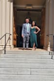 After a few returns, I found the perfect dress for my cousin's wedding. A bit tight on the ribs area but I think I wouldn't go up a size. - Pat A.
