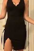 If you have a small waist and a big butt this dress is not for you! I love it but I'm a flat pancake and had a little bit of trouble getting the dress over my thighs and butt. I could size up, but i wanted a snug fit in the waist so i decided the yank over my hips was worth it! super adorable and tons of compliments on the scalloping though - Jessica M.