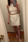 This is going to be perfect for my bachelorette party in august! It's great quality material. Wish it was a little tighter around my rib cage but definitely still fits me. The skirt is long enough to be flirty but not too short. - Alyssa B.