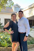 Loved this last minute find for a wedding. I am a 34G and it fit great around bust area. So flattering and it hid my mommy tummy. Made me confident wearing this. I also have it in navy. - Heidi C.