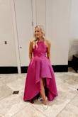 This fit true to size and is super flattering! I received compliments all night long! Felt like a Barbie! - Alicia E.