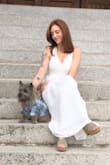 This is a gorg dress that was perfect for my grad photos - i didn't need to wear a bra because the dress allows for some adjustment. You can tie the bow so that it lifts your bust and is supportive. Lovely lovely dress. - Amber G.