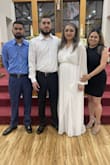 Perfect dress i wore it for my 1st communion & confirmation. The review said to size down i usually wear a large so I ordered a M it was still a little big on the chest. - Sean A.