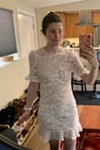 NOT the dress pictured and the dress that did come had bad stitching (not straight, loose threads, odd bunching). - Christine J.