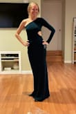 The material was high quality and the dress hugged my curves well, but the cutout didn't look nearly as good on me as on the model. The dress was also about an inch too long with my heels. - Joanna C.