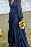 I am mostly size M but it felt a little tied on my chest and back. I contacted customer service and they kindly helped me exchanging to size L making sure it would arrive on time. Size L was very comfortable, and I got many compliments at the event.
I am tall ( 5'9") and for the first time, I had a long dress all the way to the floor. It worked perfectly for me.
I highly recommend it. Great design and quality. I will definitely order from Lulus in the future. - Julia M.