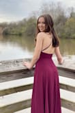 Worn to prom. True to size and absolutely beautiful - Nina M.