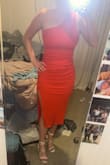 This dress looks amazing and the material is great quality and comfy! - Erin B.