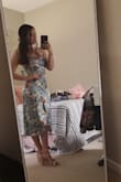 Super cute but I recommend sizing down I'm normally a size small/medium but I got a size xsmall for a more fitted look! - Maria E.