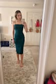 I can't wait to wear this to an upcoming wedding. It's so flattering! It fits like a glove and is so easy to get on! I love how the shoulders are adjustable. It's super sexy but classic and tasteful at the same time. I may have to buy in other colors. - Shannon D.