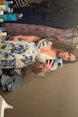 The top didn't fit well. But the dress is very pretty! - Cecelia A.