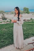 I can't tell you enough how perfectly this dress fits me! At first, I was hesitant because of my height, but this dress fit spot on! Elegant and beautiful and I pair it with Cinderella-looking heels. - Sherry M.
