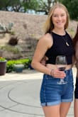 This top is extremely comfortable and cute and with the open back, not only looks sexy, but keeps you cool on hot days. The crop is higher than I normally wear, but with the right set of high waisted shorts or jeans it looks great! - Noelle N.