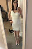 Cute dress, a little loose in the chest area but not too bad will keep it. Straps are adjustable which I like. - Stefanie V.