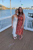 Loved this dress for a friend's wedding. It does not show cleavage so the slit on the leg was key to making it sexier. The fabric is thin so the dress is lightweight. Fun to dance in. - Kristina S.