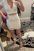 Love this two piece outfit ! Super flattering. Great material. Not see through at all! - Nicole F.