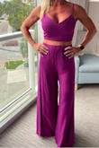Love this set! Got tons of compliments, the color is amazing and it's so flattering. It's great if you have a smaller waist but a larger chest because the top is so adjustable. So comfortable and flowy! - Tiffany N.