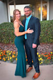 This is exactly what I was looking for. The material is comfortable. It fits so well and the green is beautiful! - Brittany B.