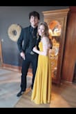 Wore this for prom. I got tons of compliments and it fit well. I ordered the S and XS, I didn't even take the S out of the bag, XS was perfect. I wore flats with this dress, length was perfect. - Alana B.