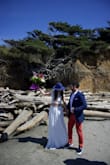 I actually purchased 3 different dresses and kept this one. After looking at photos for inspo I wanted a fun two-piece that could be worn with a hat and hiking boots. The skirt was a little too long so I tripped on it quite a bit - would have got it hemmed if I had time. We eloped on the Olympic Coast and it was absolutely perfect! - Brandy T.