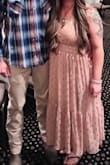 I wore this dress as a guest to a wedding. I got so many compliments on it and plan on wearing it again and again. I got a large and that fit just right for my body type. The neckline was a little low but not enough to make me want to wear a camisole underneath so that was awesome. I also made sure to get a spray tan so that I didn't look washed out with the color vs. my pale skin tone. Great quality and no wrinkles. I am just under 5' 4" and the length fell right at my ankles. Every dress I get from Lulu's is great quality and style and well worth the price! - Emily M.