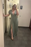 Wore this to a wedding this past weekend and I loved it. Very comfortable BUT it is a little long, even with heels. - Grace S.