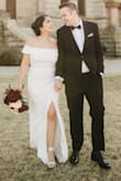 I needed something for my micro wedding this did the perfect trick. When I told people where it was from they were shocked bc it looked so nice and expensive! Super comfy, fits true to size. - Samantha A.